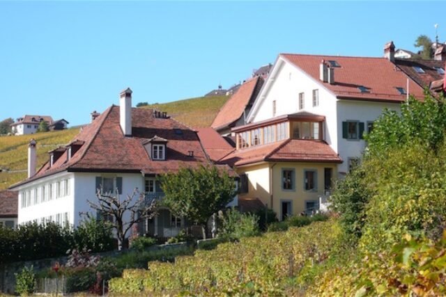 Maisons vigneronnes à Riex, Vaud