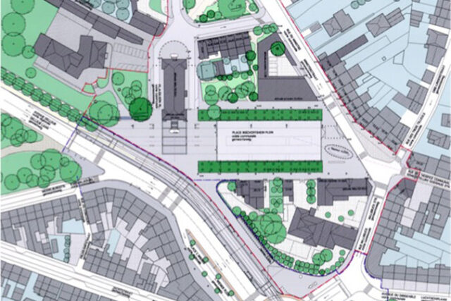 Concours pour la restructuration de la place Bischoffheim à Boitsfort, région de Bruxelles-Capitale