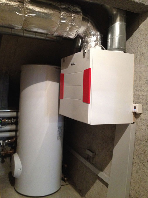 monobloc dans le local technique commun