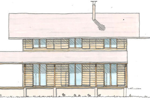 Construction d’une petite maison en bois dans le Gap, France