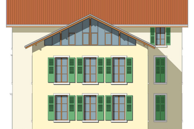 Transformation, rénovation et aménagement du préau du collège de la Chiésaz, Vaud